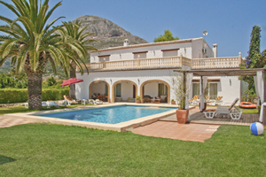 Casa Paulina - 5 bedroom Javea Villa rental with aircon and wifi in Javea, near Alicante, Costa Blanca